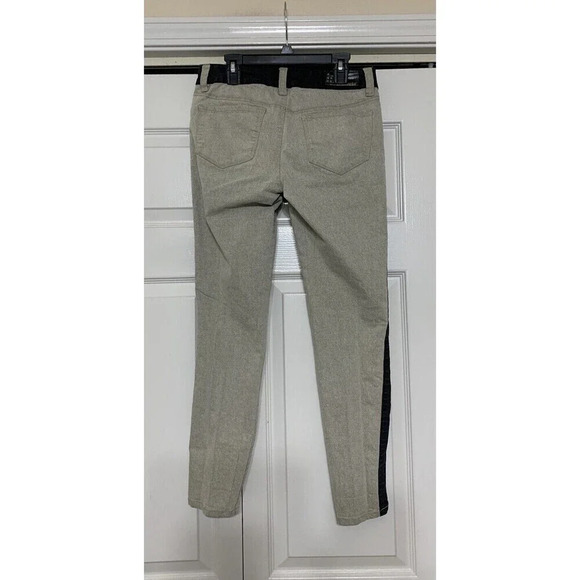 Vintage Dollhouse Y2K You Are Beautiful Jeans Tan & Black Low Rise Size 7 (AA33) - Picture 4 of 7